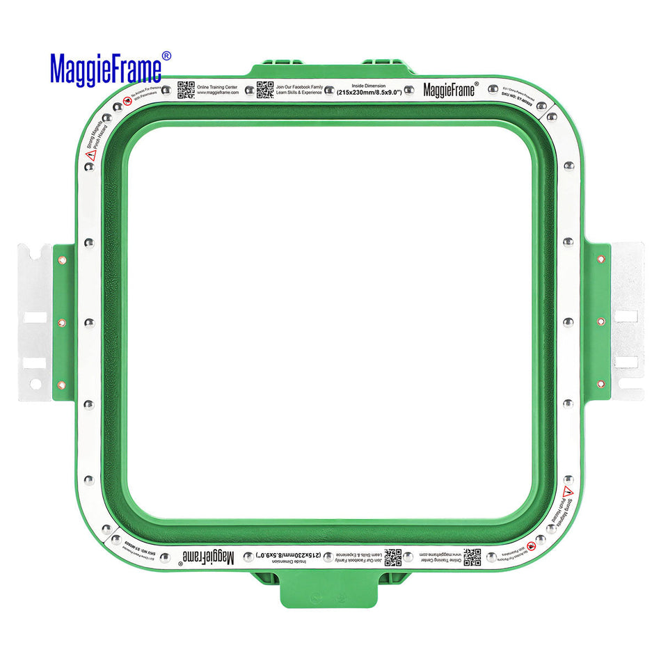 MaggieFrame Magnetic Hoop 8.5"x9" | 215x230mm for Holiauma