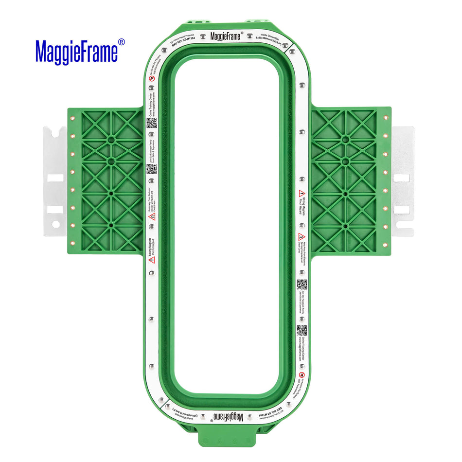 MaggieFrame Magnetic Hoop 12.6"x3.9" | 320x100mm for Melco