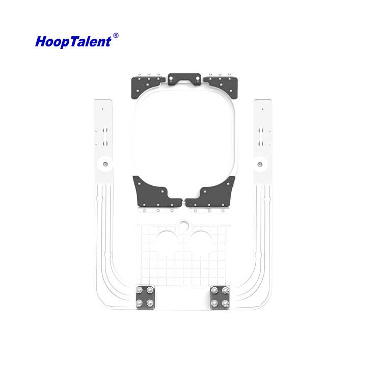 hooping fixture for machine embroidery