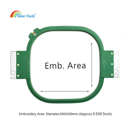 tubular embroidery hoops size